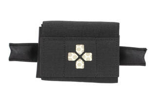 The Blue Force Gear Micro Trauma Kit Now Belt Mounted comes in black and is empty